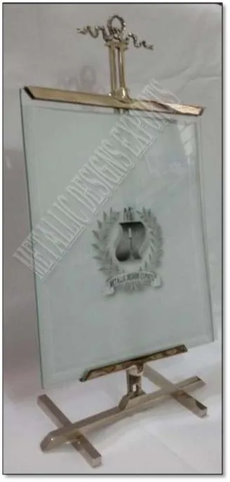 Lovely Large and Mini Metal Aluminium photo frame set of 2 Handmade Home Decor picture frame