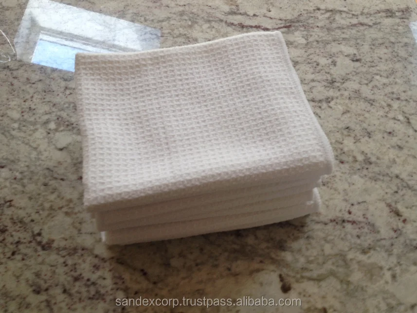 100% linen Cotton kitchen Tea Towel Cheap price Waffle tea towels in beautiful design Exporter in India..