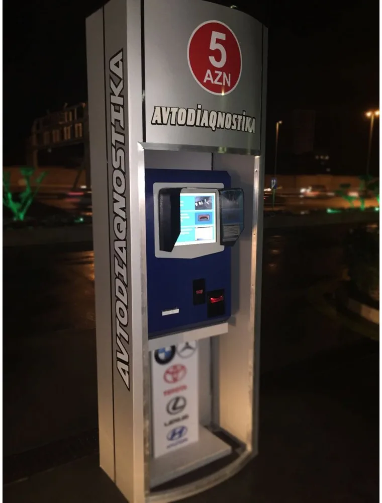 
Self service car diagnostic kiosk 
