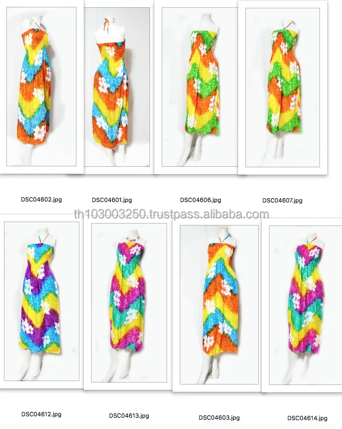 Floral Rainbow HIPPIE BOHO HAWAII BLOCK MAXI BABY DOLL beach long style girls kids children LONG DRESS