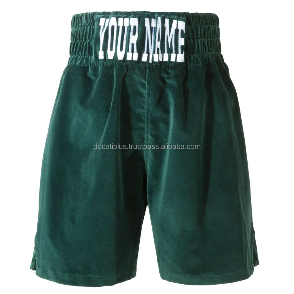 custom made design satin boxing shorts