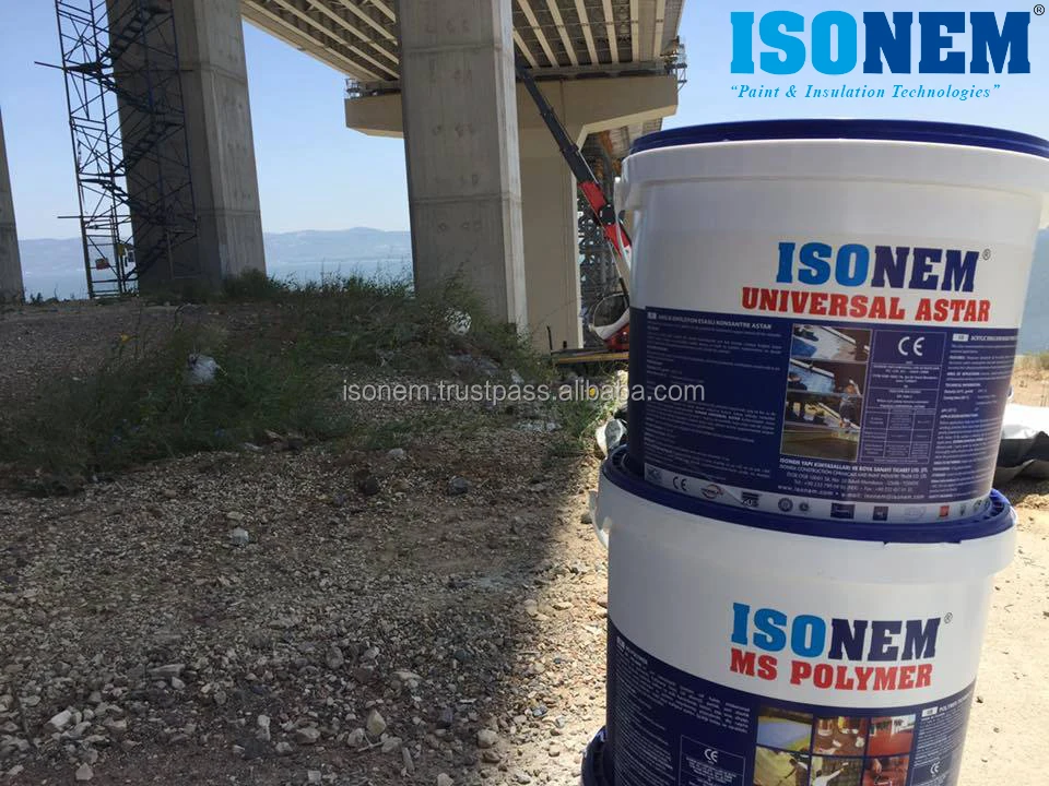 ISONEM MS POLYMER HIGH TECHNOLOGY WATERPROOFING MEMBRANE, 5 kg pail