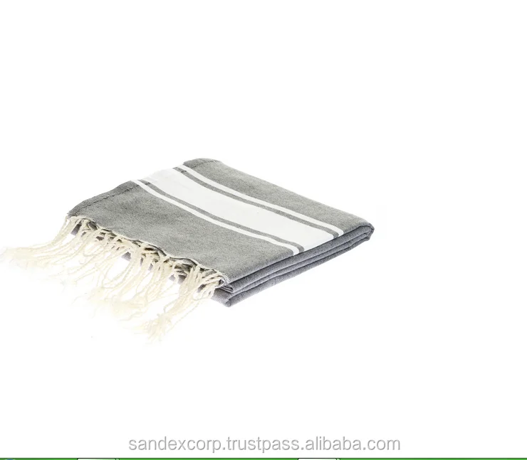 100% Cotton High Quality Hammam Towel Customized Cotton Fouta Towel with Custom Design for women Exporter in India..