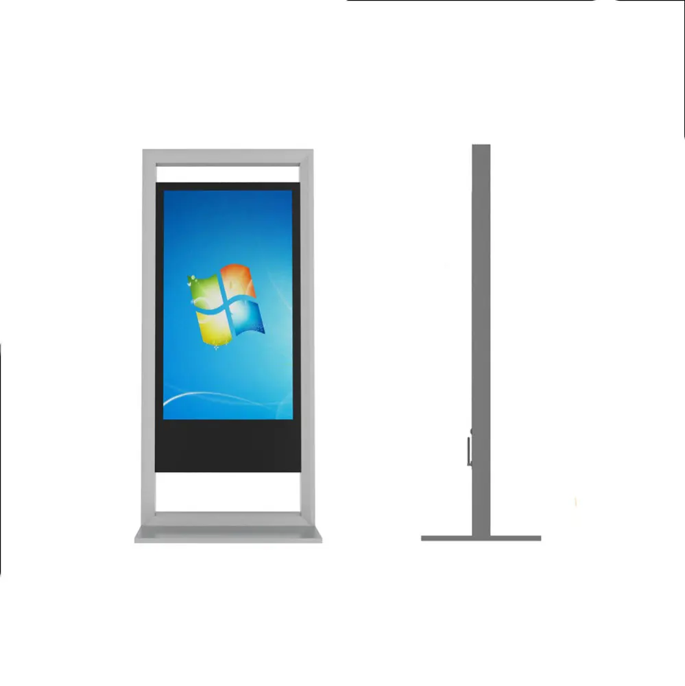 
tv 65 inch lcd advertising media display digital advertising system android touch screen stand kiosk 