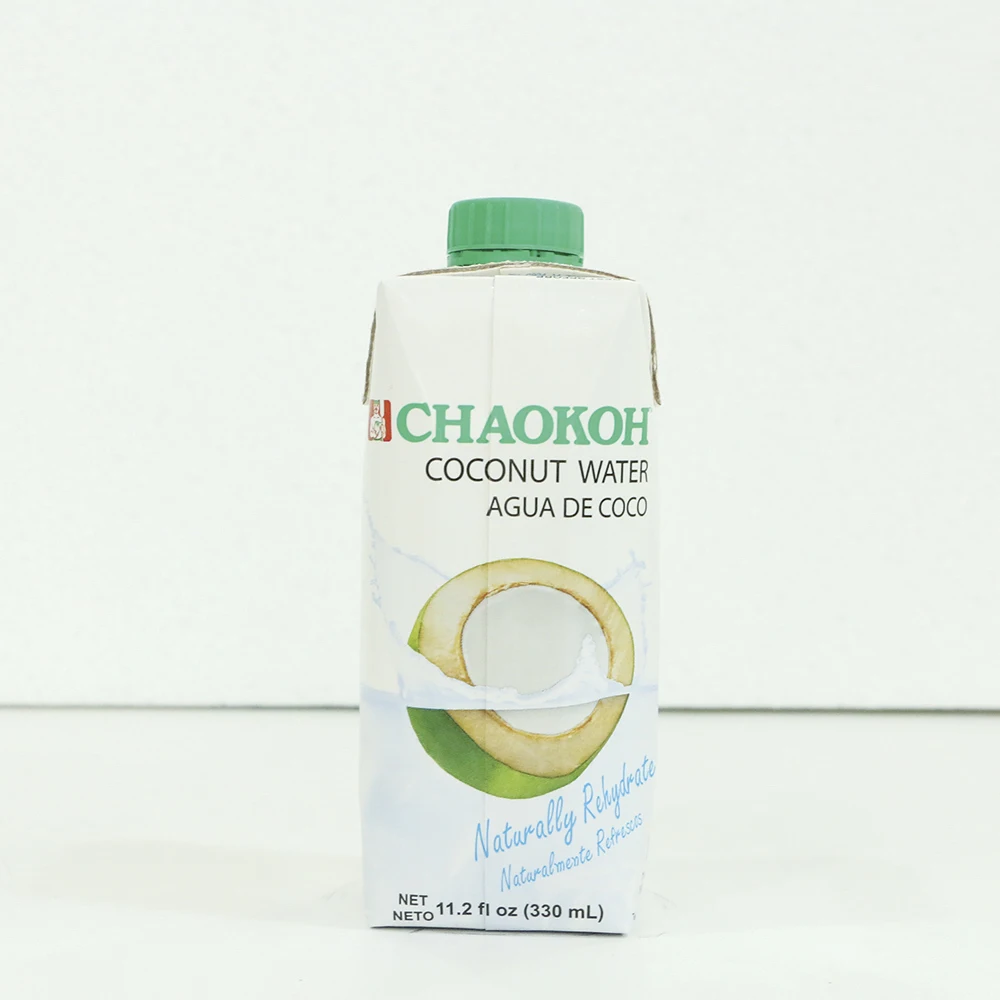 
CHAOKOH UHT Coconut Water Packed in Aseptic box (330 ml) 