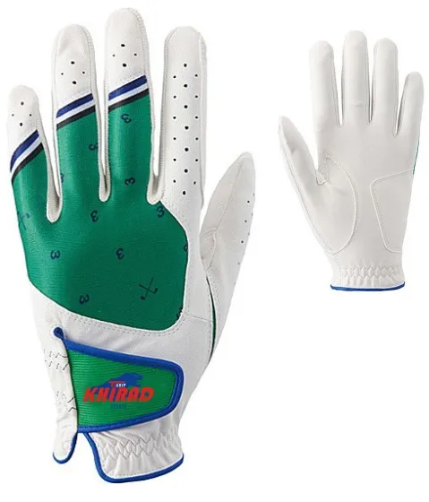 Golf Gloves Green & White