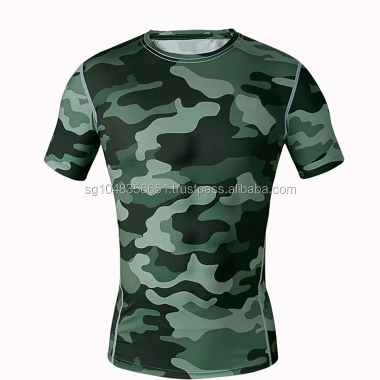 Tactical Combat Military Hot Dry Sport army t shirt