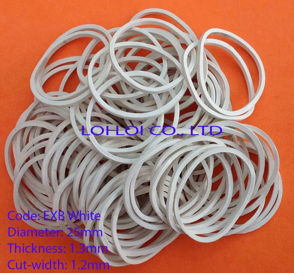 
Wholesale rubber band for money - Size 18 Durable Wide Solid White Color Natural Rubber Band Unbreakable and Elastic 
