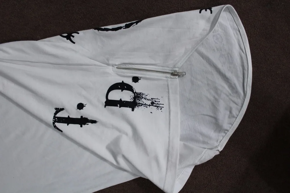 Custom Design Your Own Blank White Color Printed Street Wear T-Shirt