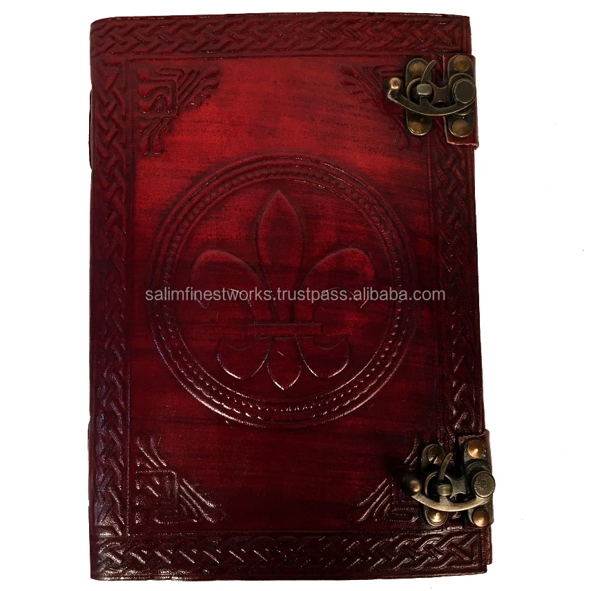 Genuine Leather Travel Diary Journals Notebooks Blank Diaries Journal Brown Colors Medieval Blank Book Note book