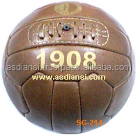 Leather Soccer Ball vintage soccer balls rugby balls basketballs antique footballs retro handball