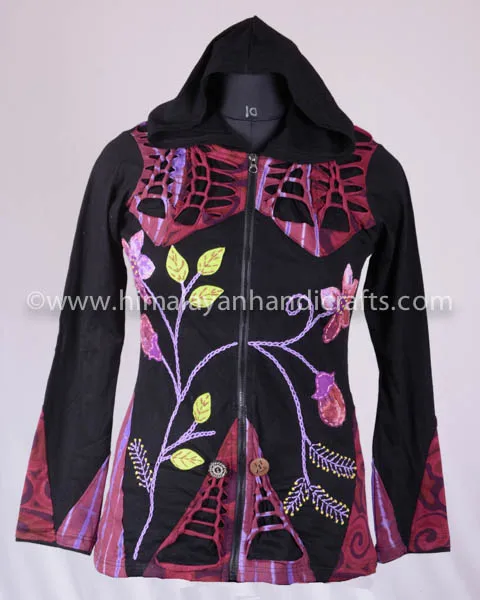 
Beautiful Embroidered Floral Bohemian Hoodies & Jacket CSWJ 432 