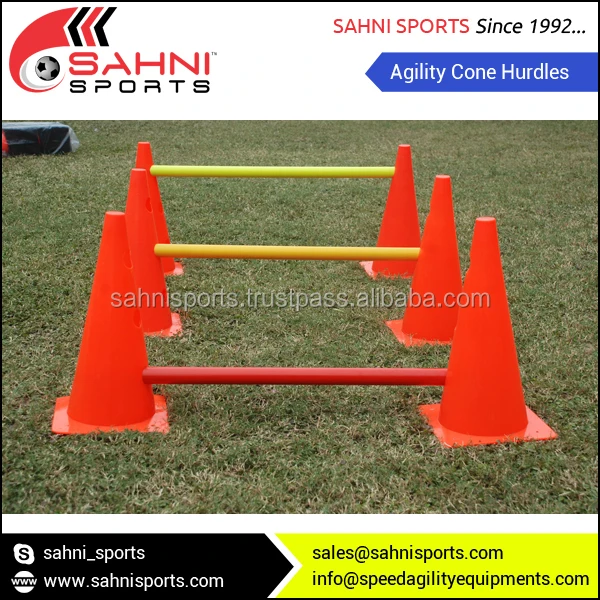 Adjustable Agility Hurdles Cone Set Soccer Training Equipment Dog Agility Hurdle Jump Training Hurdle
