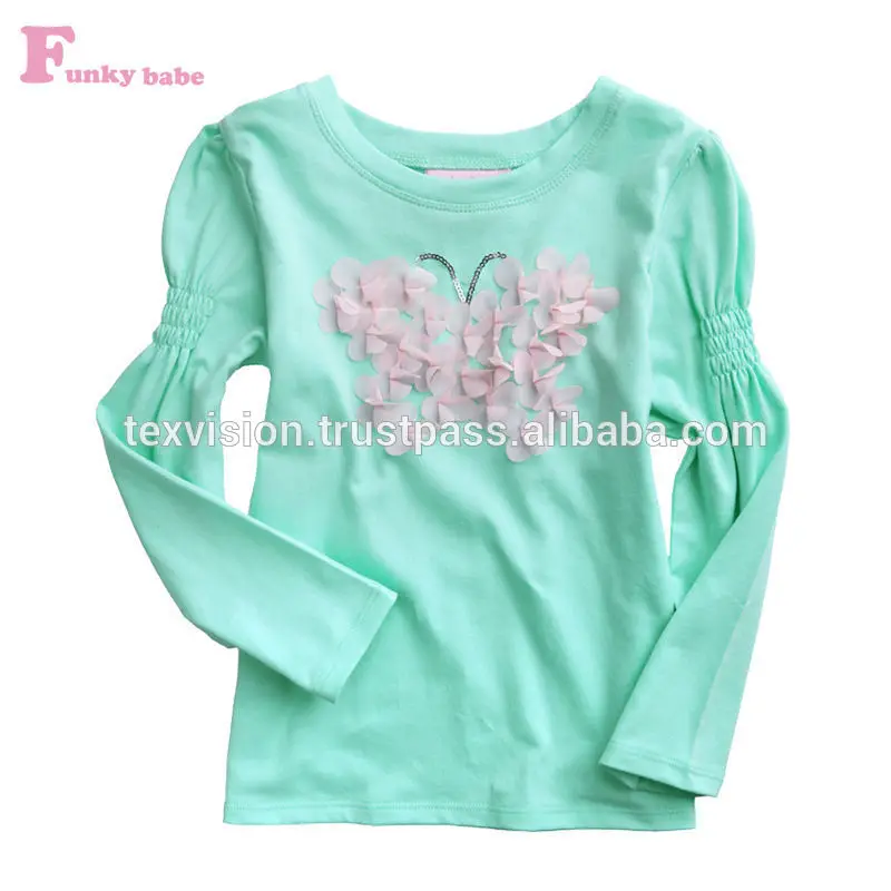 Хлопок мягкий длинный рукав хлопок бабочка история девушки носят создать свой собственный пижамы