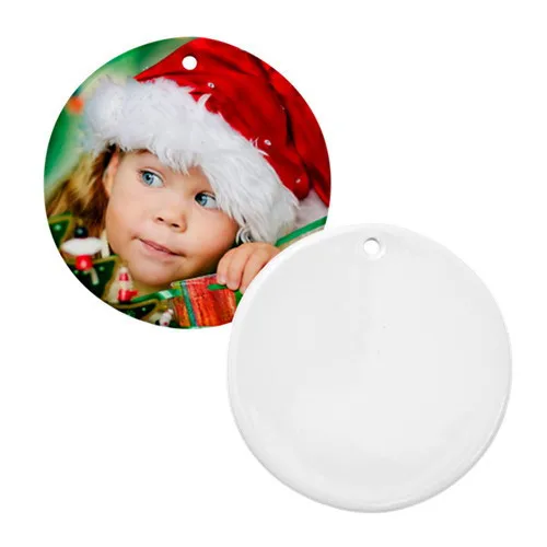 Sublimation Blank Ceramic Christmas Tree Ornament