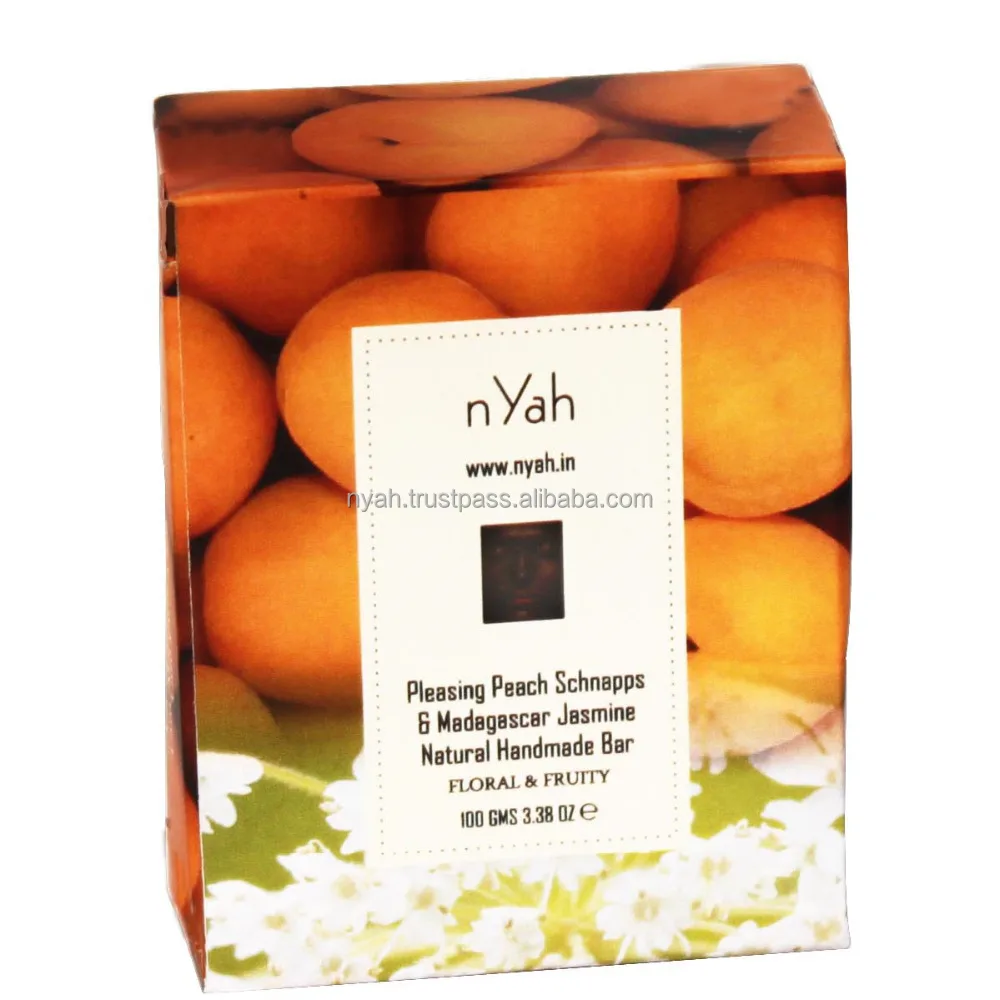 Pleasing Peach Schnapps & Madagascar Jasmine Natural Handmade Bar