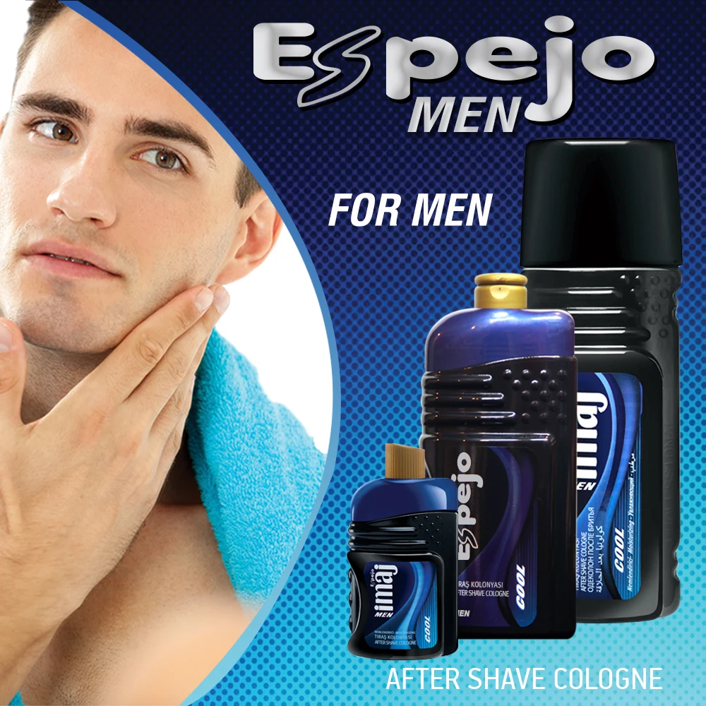 
AFTER SHAVING COLOGNE FOR MEN For Regular Skin Types 200ml ESPEJO ACTION long lasting cologne fregrances 