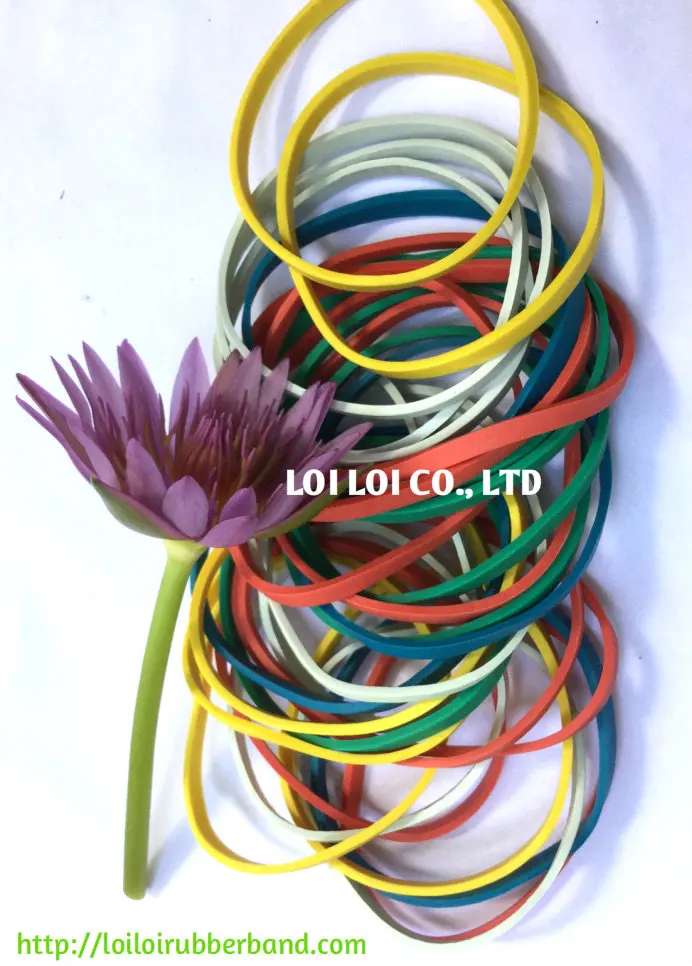 Thick Rubber Band more Power and Strong from Latex rubber / Pure 100% Natural rubber band high quality sell in bulk