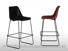 Giron iron & leather dining chair restaurant furniture