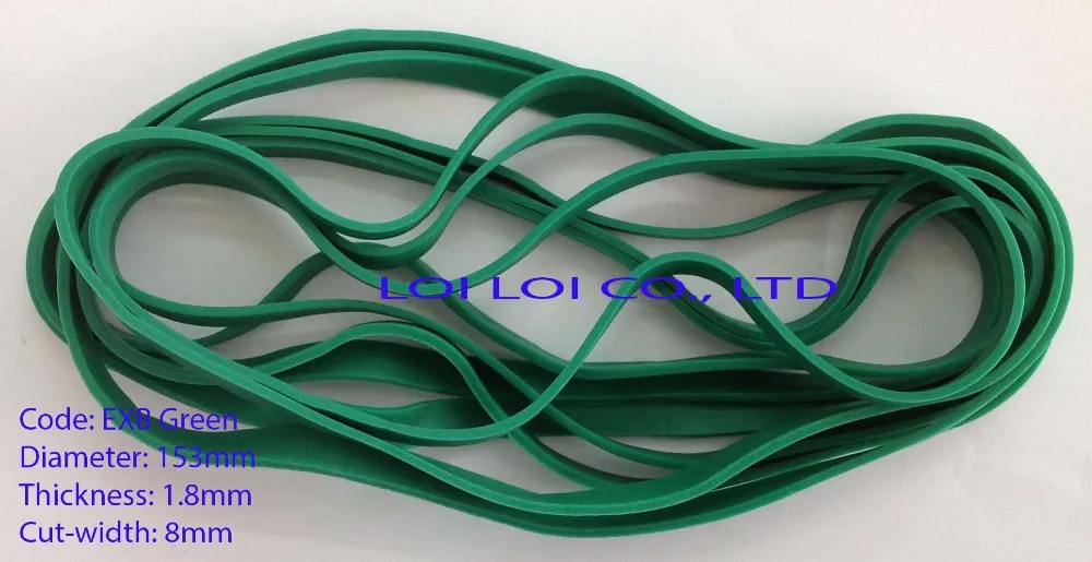 Custom wide & long Natural rubber band 200mm - 280mm for package or Stationery & Office using Big extrusive Rubber bands