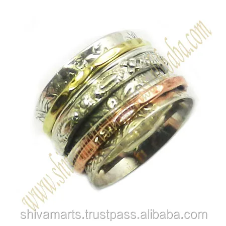 2024 Latest Fashionable Design Handmade 925 Sterling Silver Jewelry Ring Eternity Vermeil Rings For Men And Women Fashion