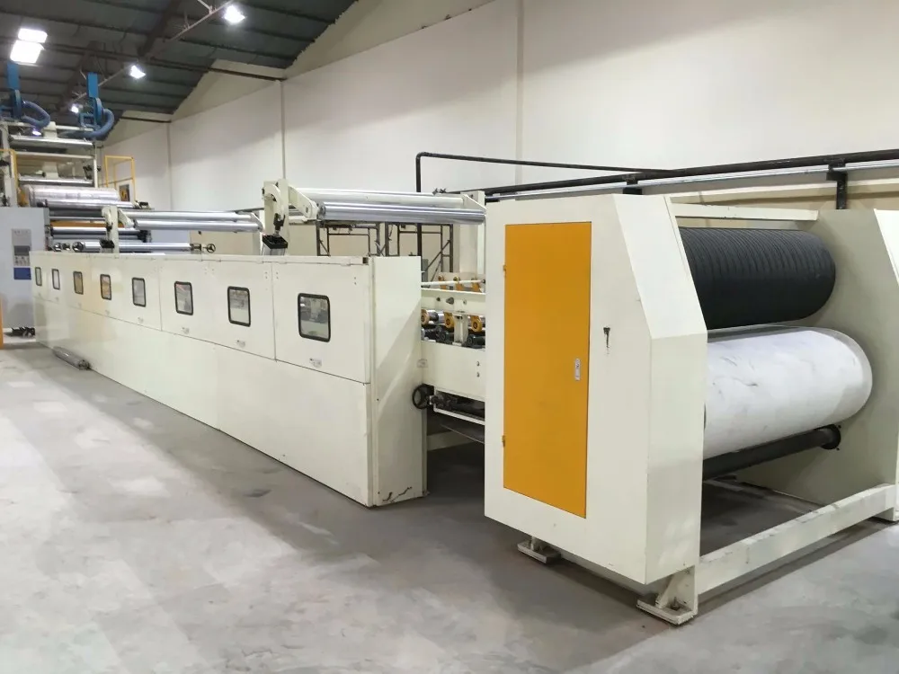 
2200 5-ply corrugated cardboard production line with steam heating 