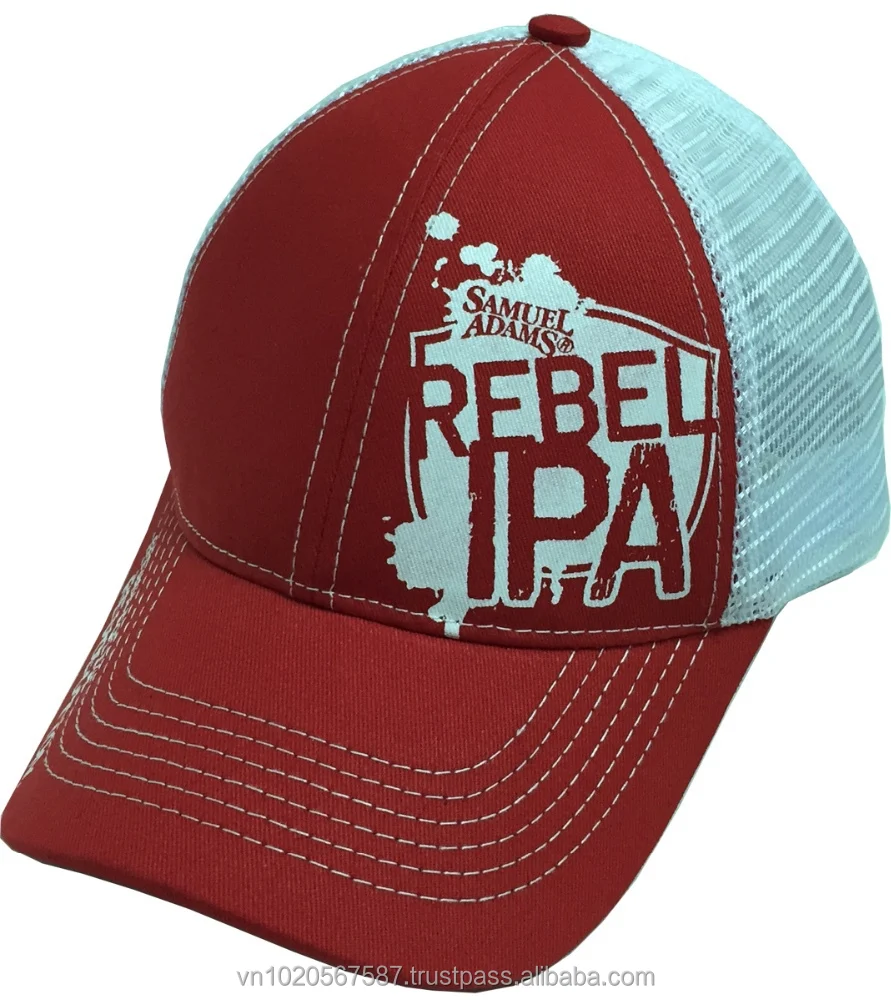 Screenprint Cotton & Mesh Cap