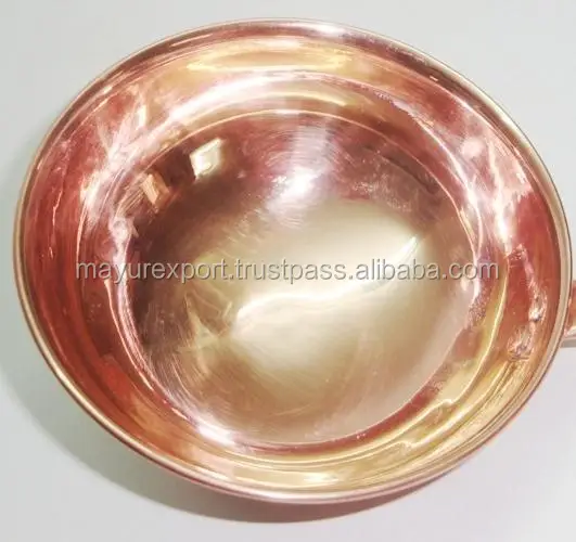 Copper Bowl Pure copper bowls with plain and hammered design