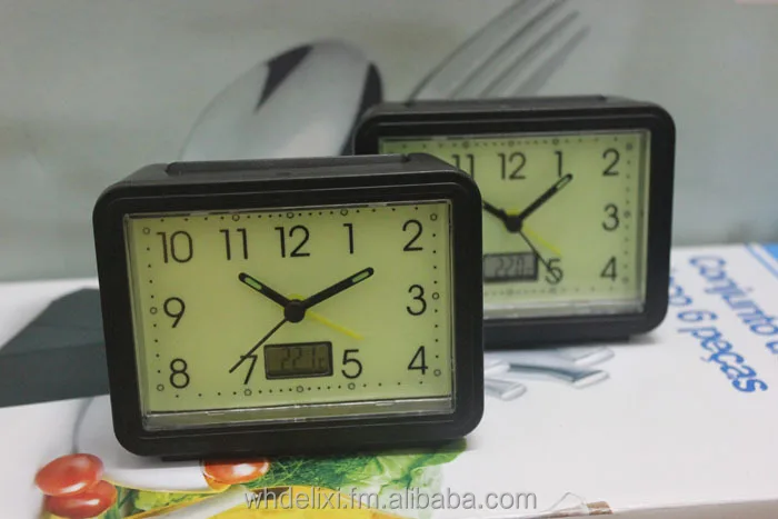 
grow in dark desk clock ,LCD Clock 