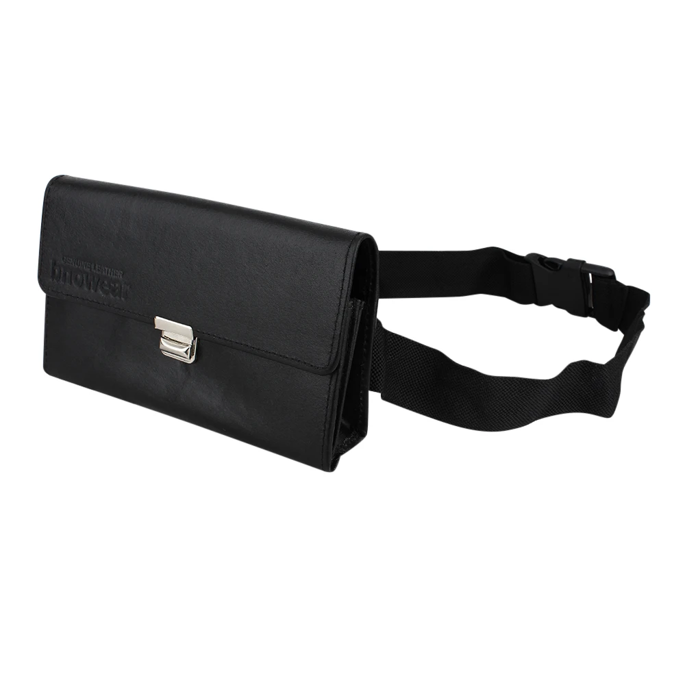 
100% genuine leather pouch waiter wallets 