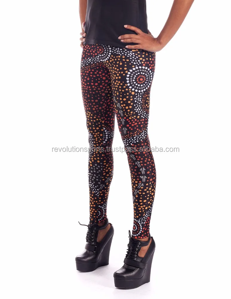 Hot seller female tight yoga pants with full sublimation & breathable fabric 2018 Best Hot seller