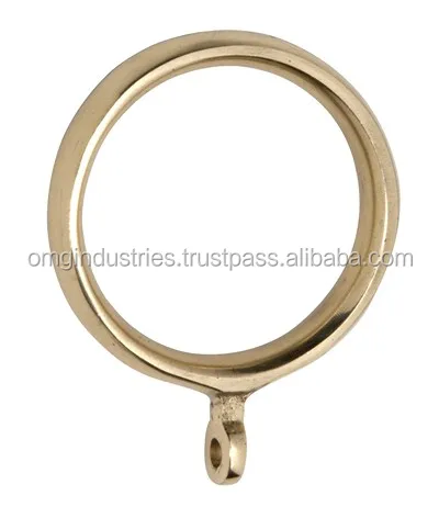 omg industries Solid Brass 38 mm Curtain Ring half ring for curtain bypass bracket