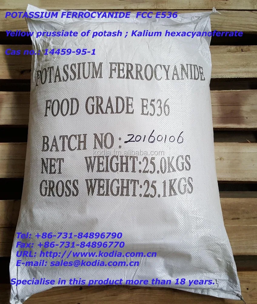 Potassium Ferrocyanide REAGENT GRADE / EXTRA PURE GRADE