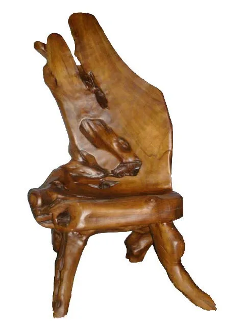 
TEAK ROOT CHAIRS 