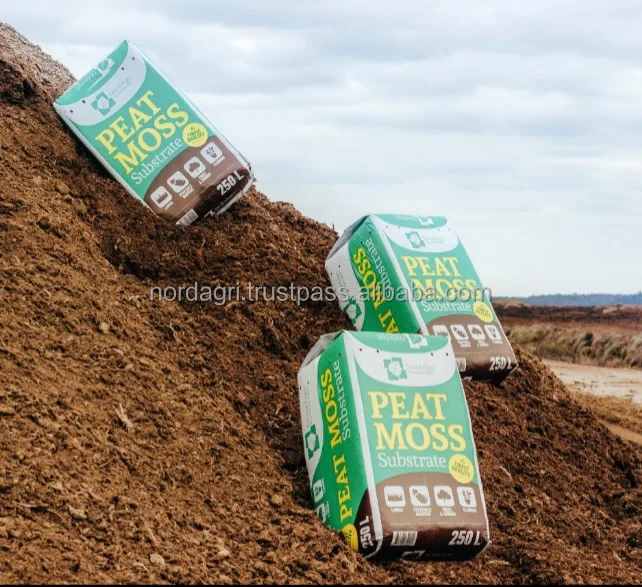 Mushroom Peat moss substrate