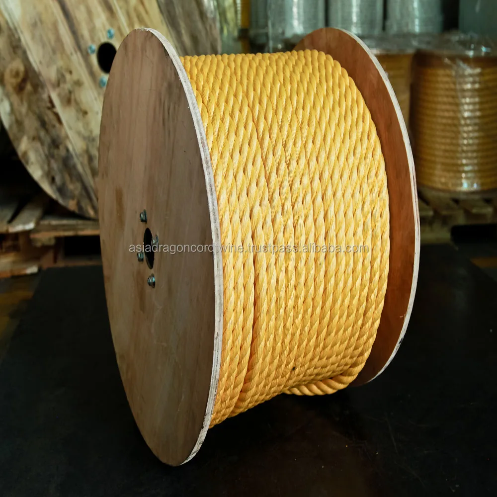 Polypropylene Danline Twisted Rope 5mm - 48m Asia Dragon ADC-181 Durable Coil/spool/hank 100m/150m/200m or Customize