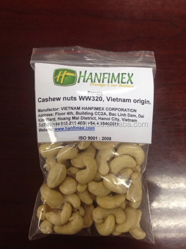 DRIED STYLE Cashew nut Kernel/ noix de cajou decortique Vietnam origin for wholesales SKYPE HANFIMEX08 Emma