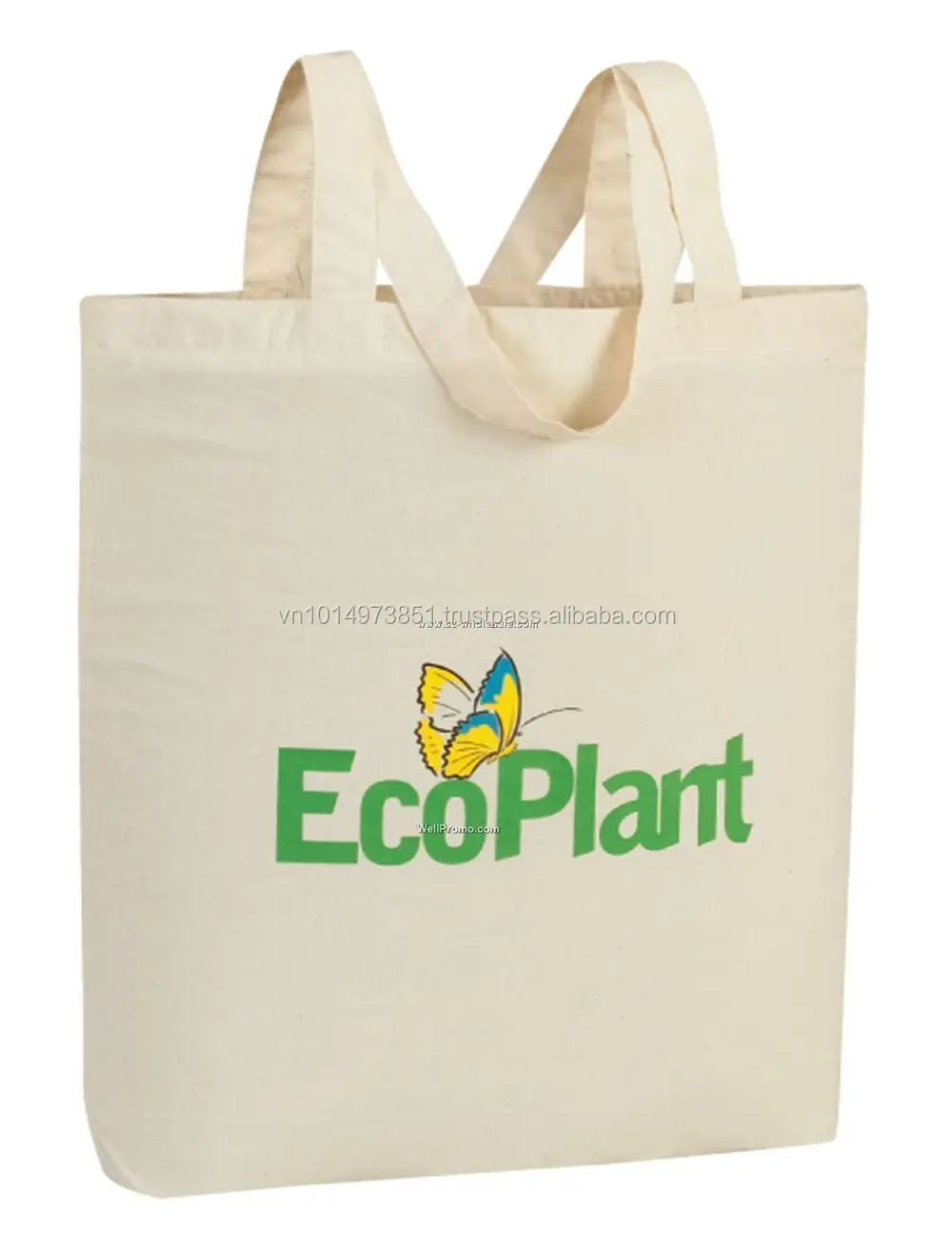 Promotional bags with eco-friendly material cotton tote bag canvas shopping bag advertising