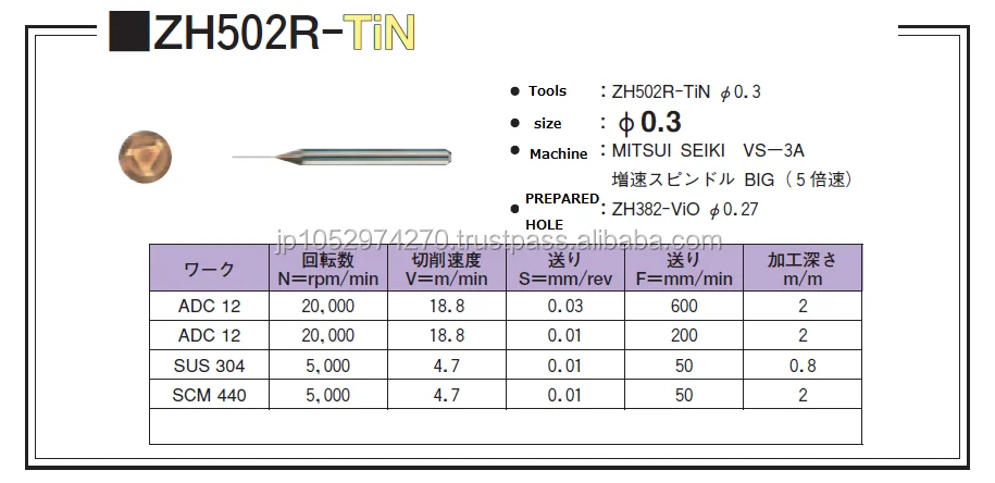 
Micro reamer and solid carbide reamer D0.1-D0.45 D0.50-D30.0 