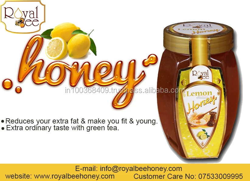 Lemon Honey Best For Weight Loss Daily Use Flavourful Natural Sweet Original Honey Farm Fresh From India