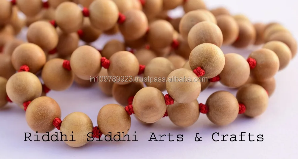unique necklace beads/sandalwood beads/japa mala beads