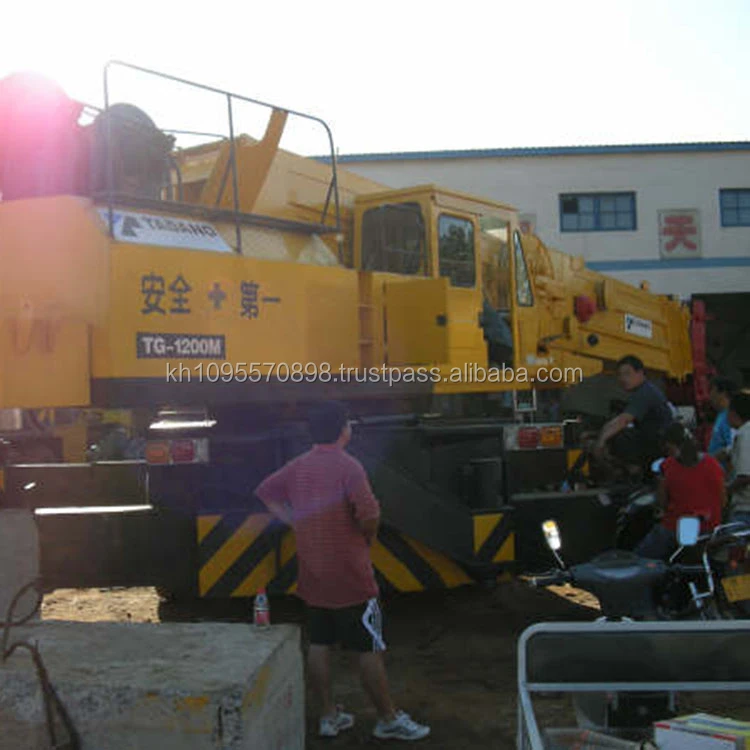 Original Japan made Tadano TG1200 large-scale crane for sale,Japan Tadano 120ton truck crane