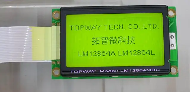 
128x64 Graphic LCD Display COG Type LCD Module (LM12864) 