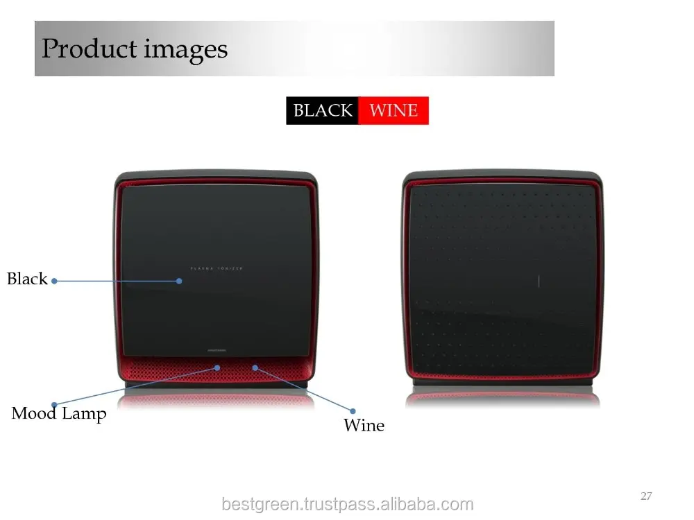 Air Purifier Plasma Air Ionizer No filter replacement