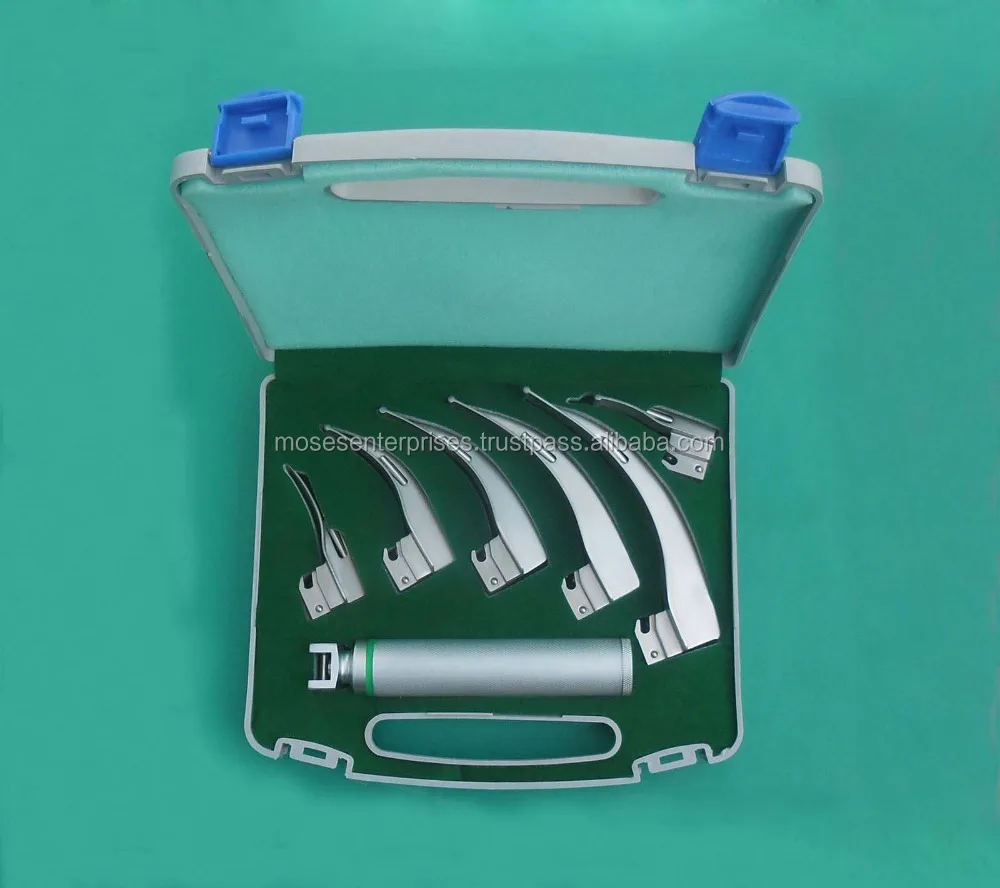 Latest Fiber optic mac Laryngoscope Sets