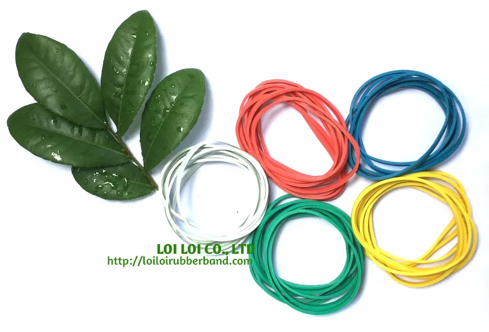 Thick Rubber Band more Power and Strong from Latex rubber / Pure 100% Natural rubber band high quality sell in bulk