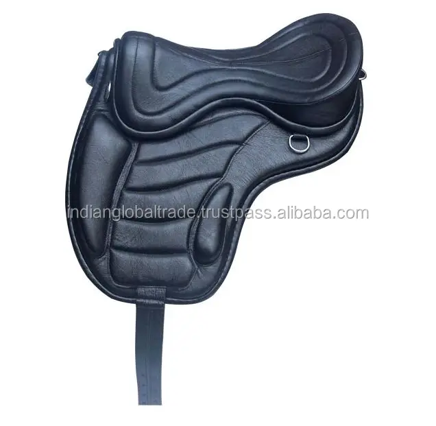 Индийское синтетическое седло без троса | Седло для упражнений для лошадей, седла для лошадей из синтетического волокна