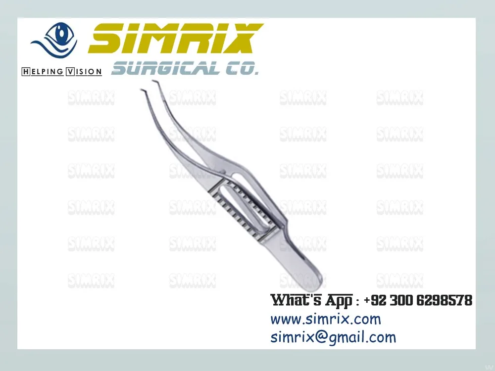  Щипцы Колибри стандартные 1x2 зубца 0 4 мм инструменты для глазной хирургии