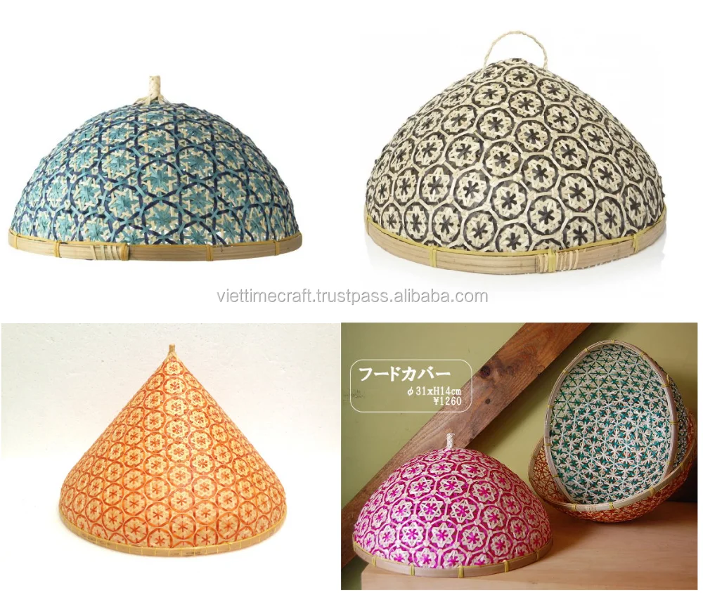 Delicate woven bamboo food cover, cheap food protection wholesale