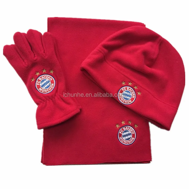 15.4.15 fleece scarf hat glove sets FSS 1609-1